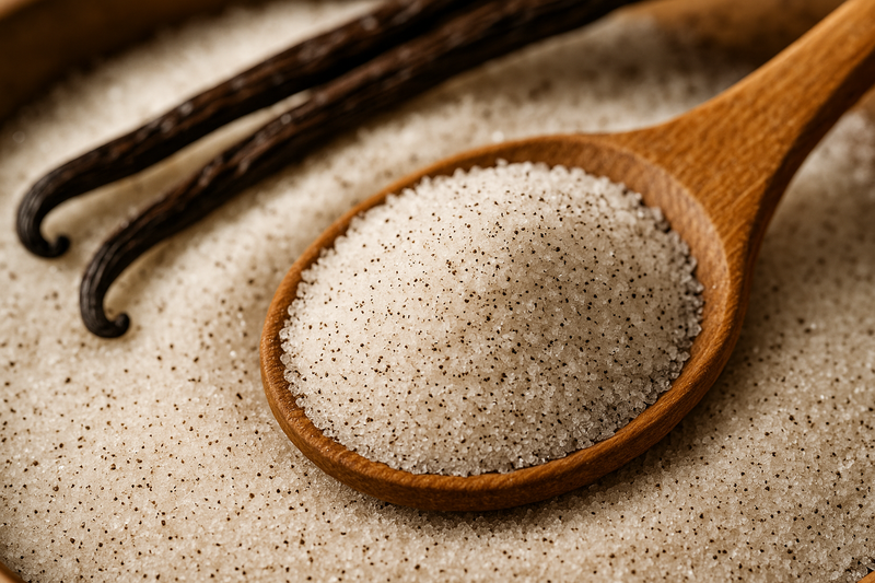 Sucre Vanillé Intense – Recette Artisanale à la Vanille Bourbon