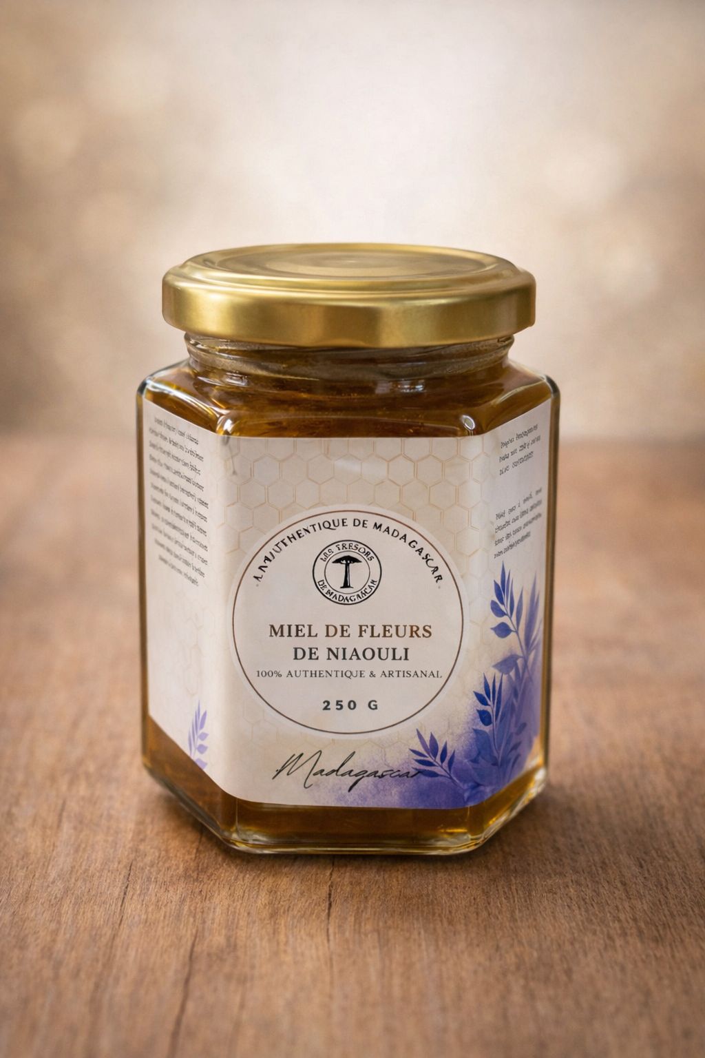 Miel de fleurs de Niaouli de Madagascar – Miel rare et puissant de caractère | 250 g