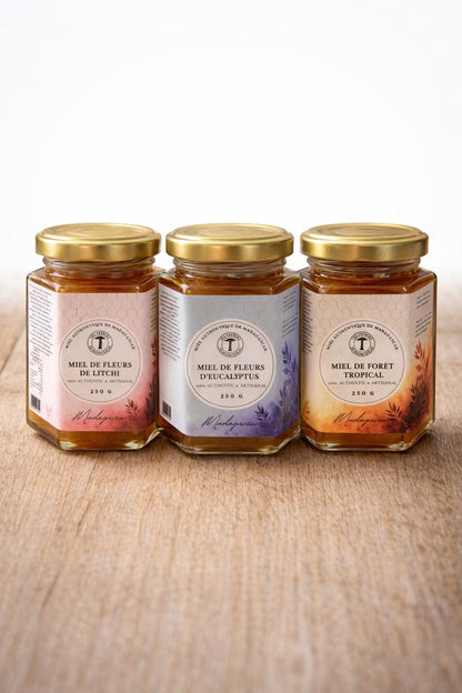 Pack 3 miels au choix – 29,90€